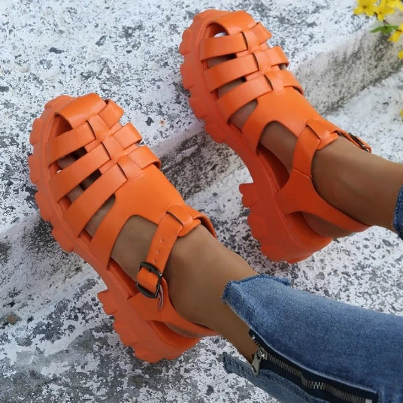 Dames Sandalen Vintage Stijl Comfortabele Zomer Schoenen