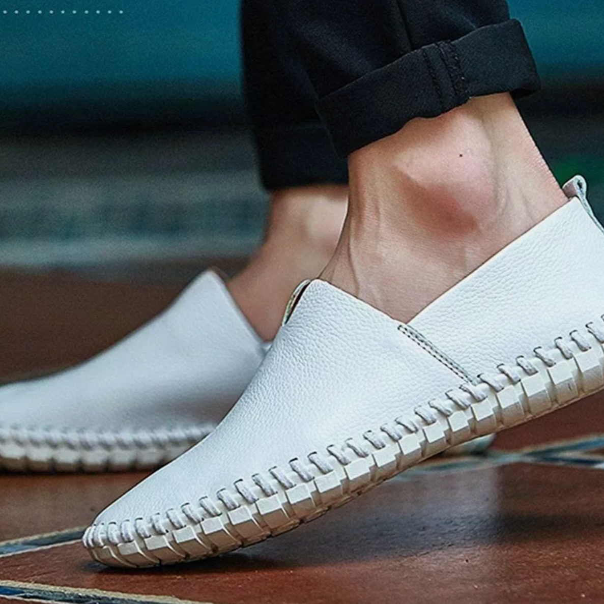 Stijlvolle Loafers Marvin Comfortabel Leer