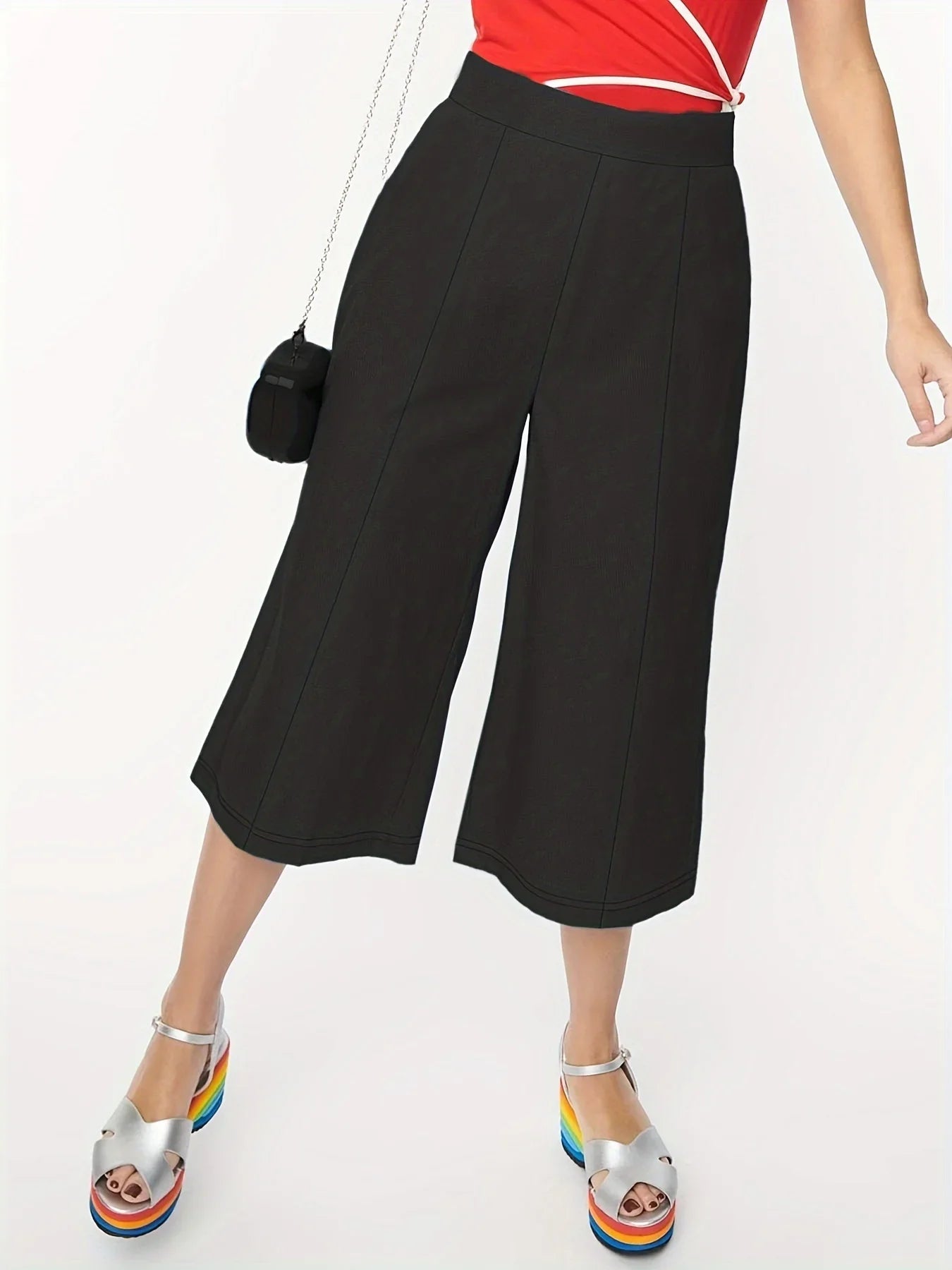 Luminia Zomer Plus Size Wijde Broek