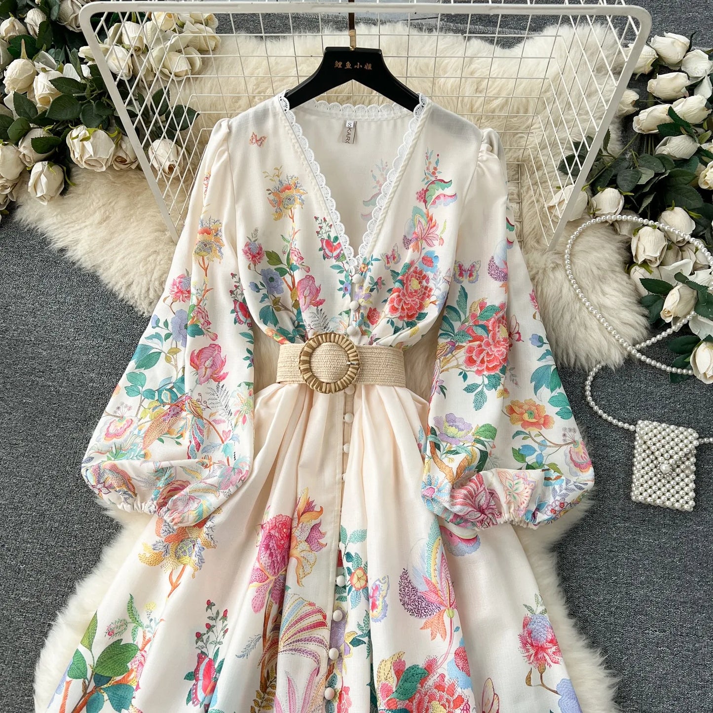 Vintage Jurk Elegante retro Stijl Dameskleding