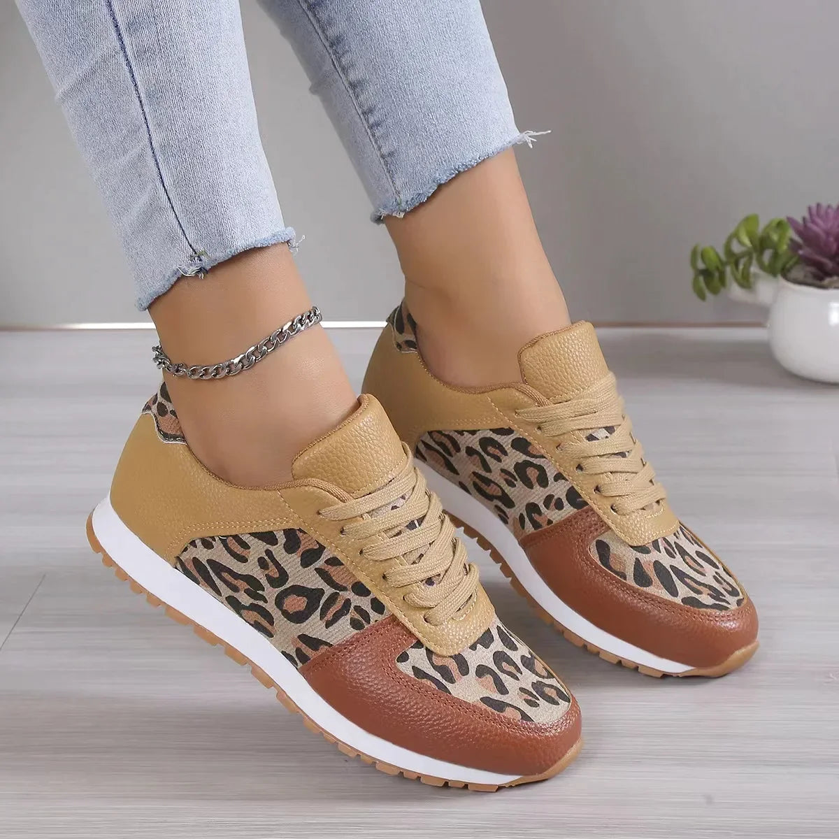 Vrouwenschoenen Casual Stappen Schoenen