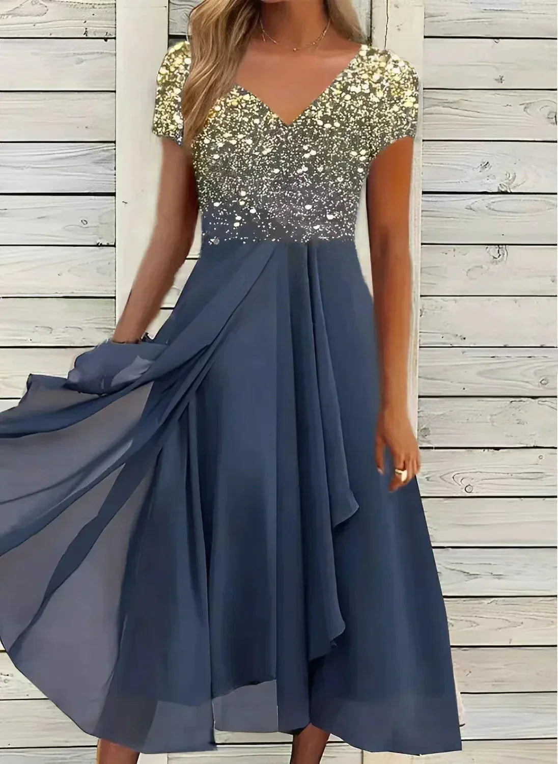 Damesjurk Chiffon Zomerjurk voor Vrouw