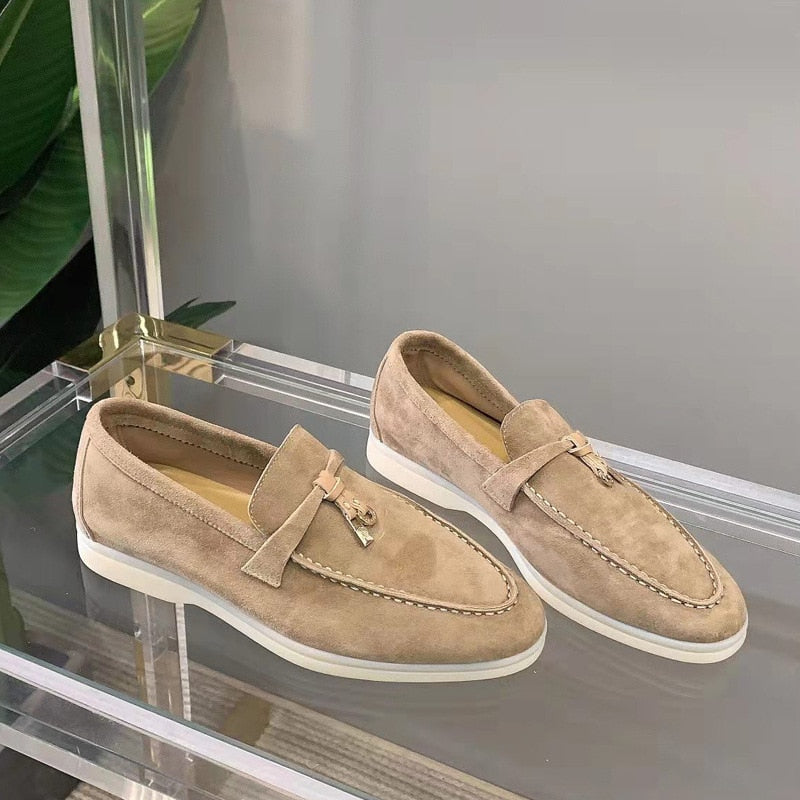 Dames Loafers van Suède Luxe Kwaliteit
