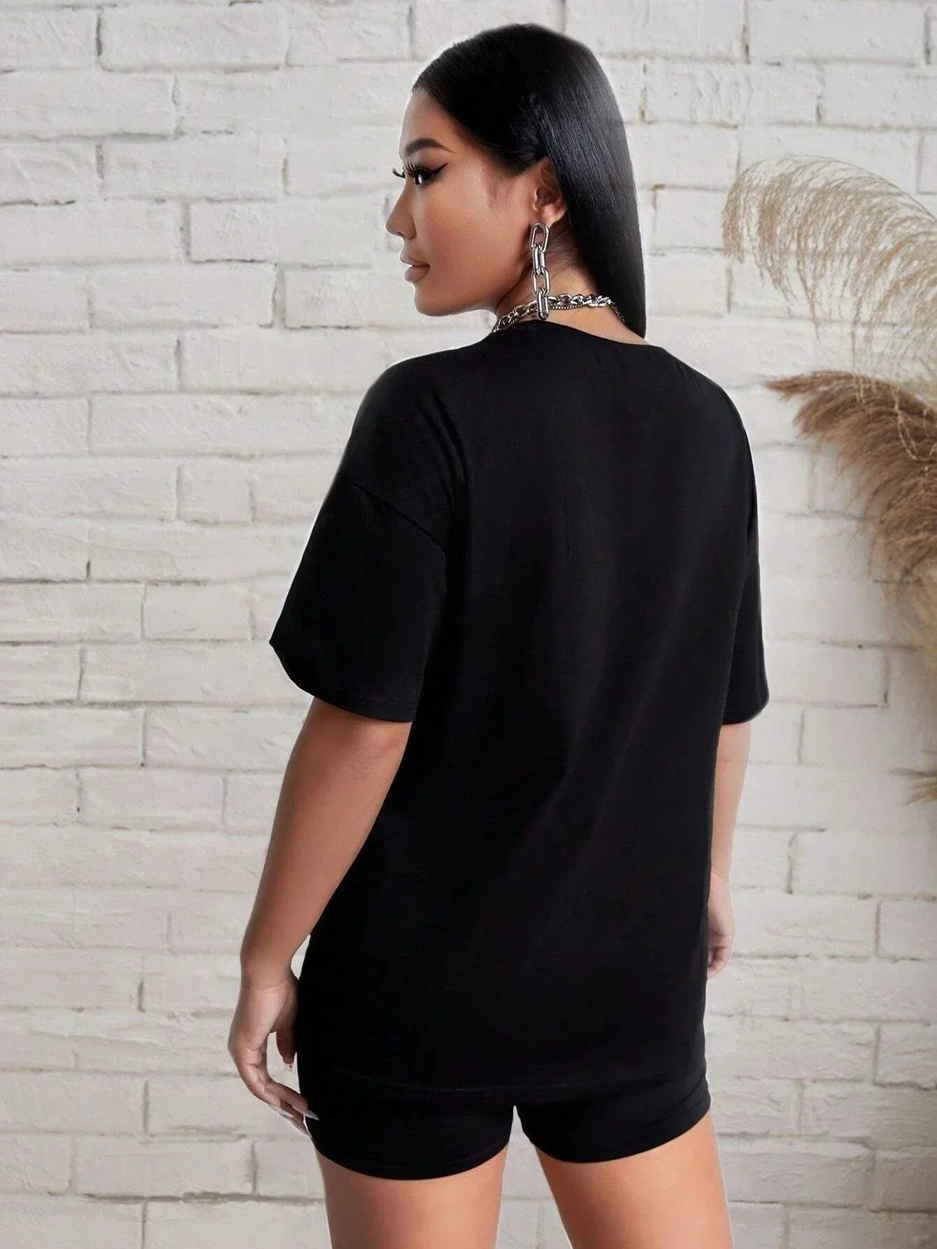 Vrouwelijke Tweedelige Modeset Jurk Broek