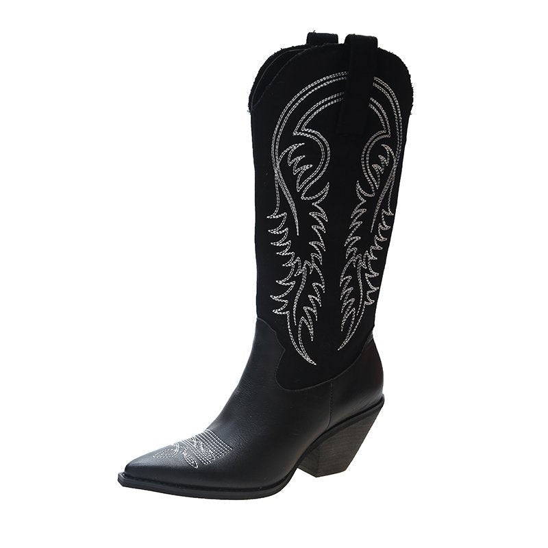 Cowboy Boots Hoge Kwaliteit Leren Rijlaarzen