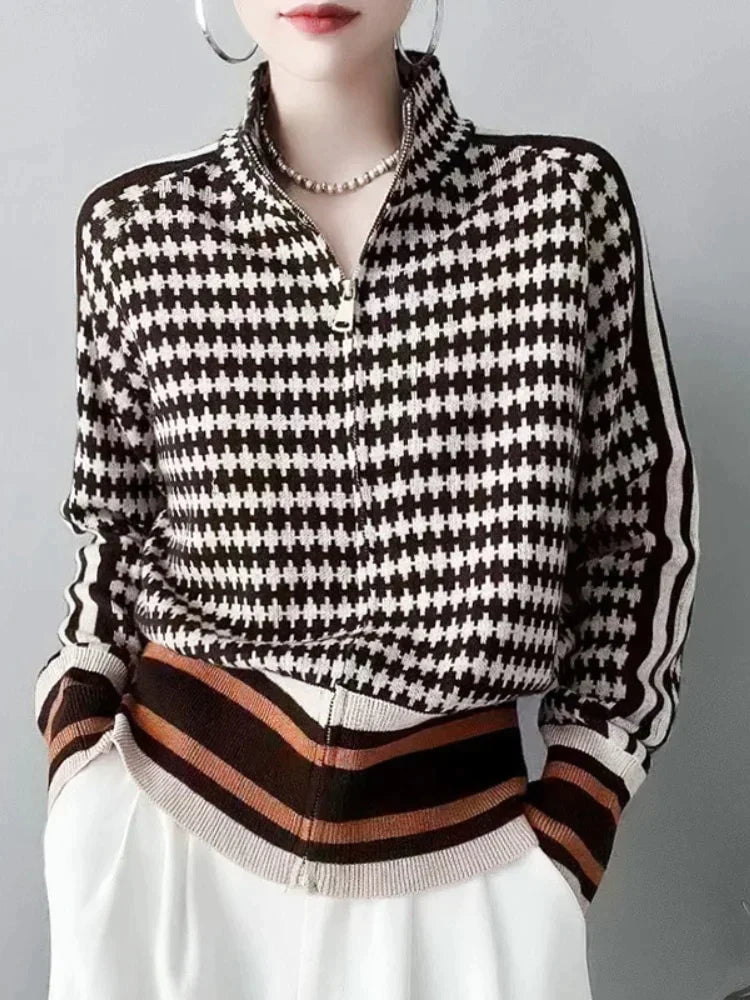 Warme Trui voor Vrouw Elegante Stijl