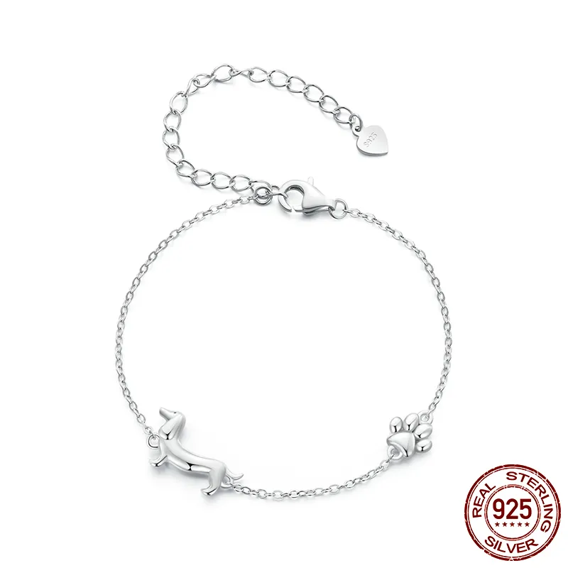 Teckel Armband Bedel Halsbandje voor Dierenliefhebbers