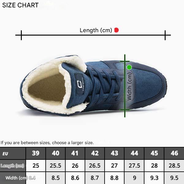 Herenschoenen Gevoerd Warm en Comfortabel