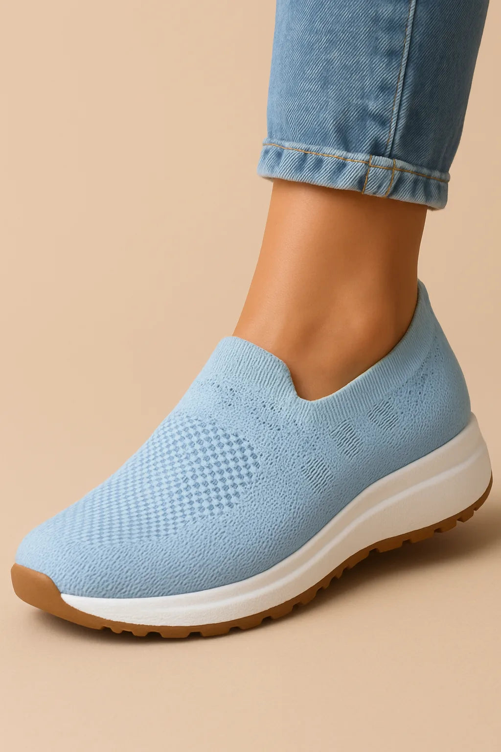 Sneakers met ademend bovenwerk en flexibele zool