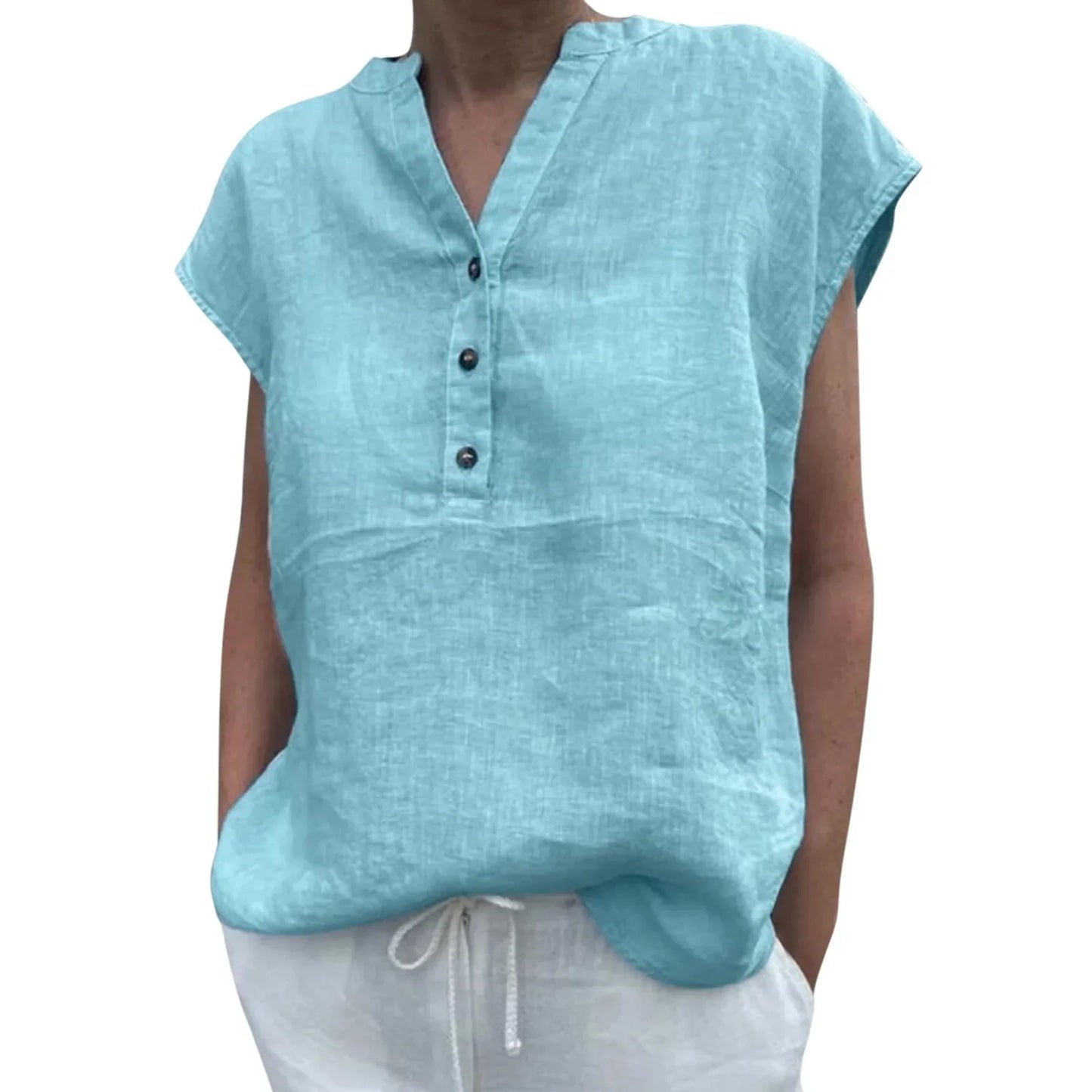 Eleganza Femme Zomerblouses Voor Dames