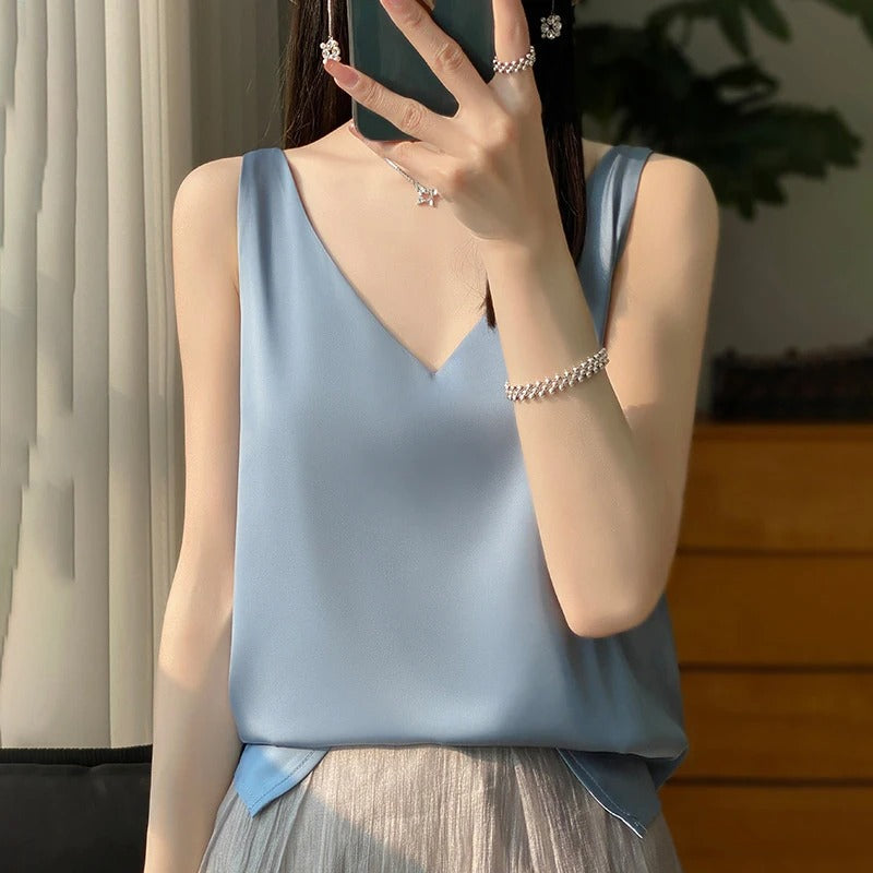 Sophia | Blusa in raso elegante