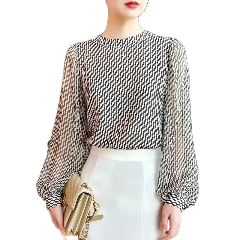 Elegante Chiffon Blouse voor Dames
