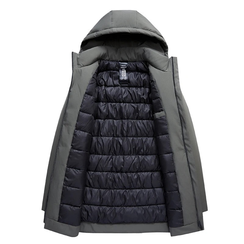 Giel™ Slim Fit Heren Winterjas met Afneembare Capuchon