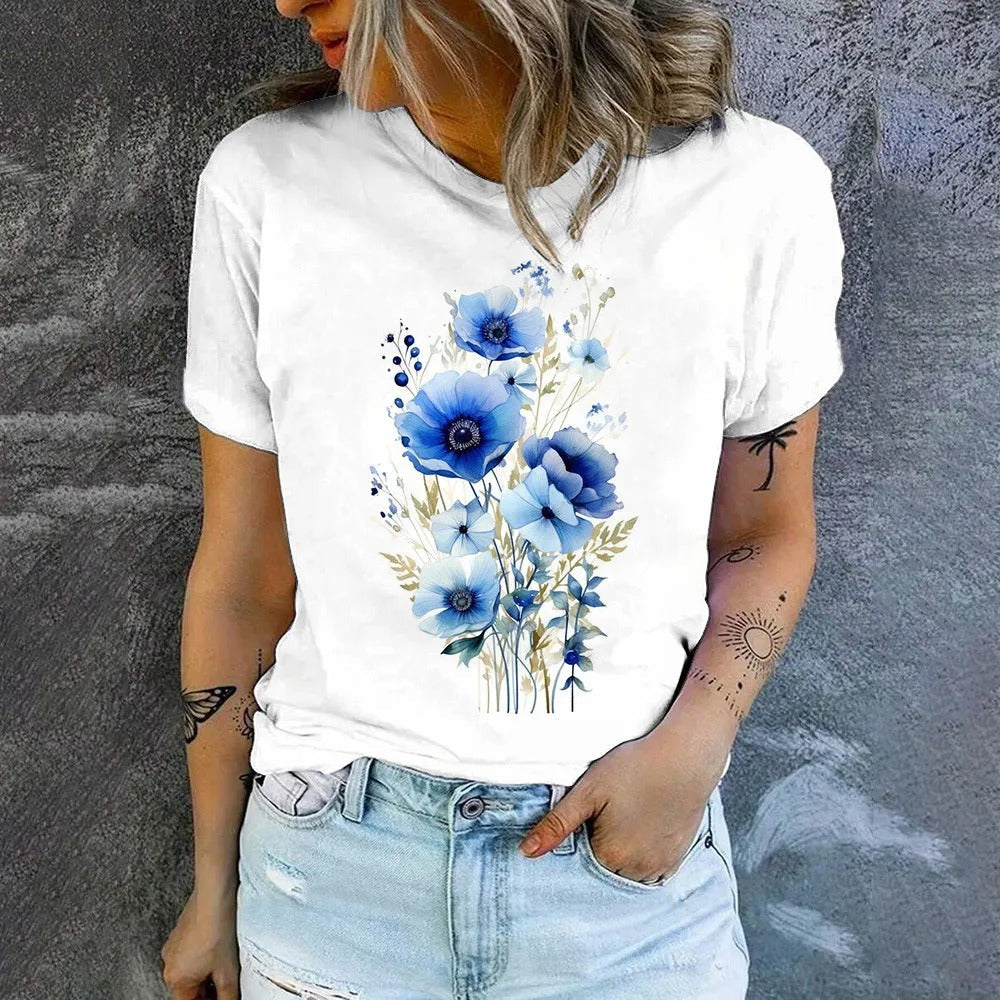 Tessa | Comfortabel elegant T-shirt met korte mouwen