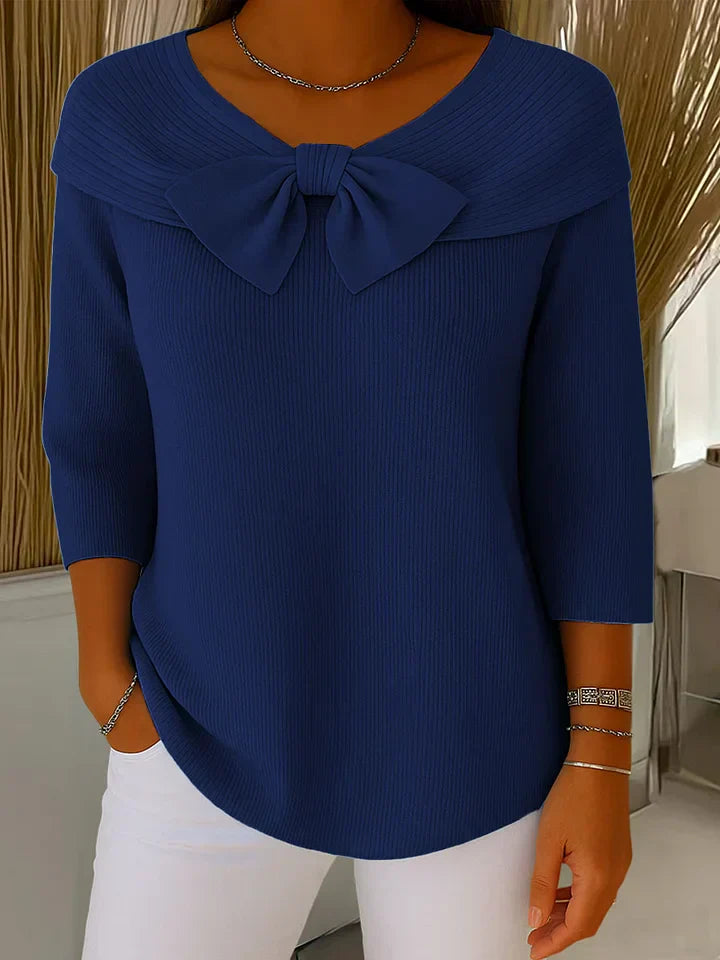 Top met strik Dames | Comfortabel & Flatterende halslijn