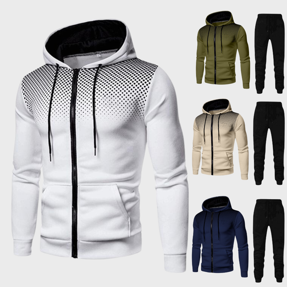 Trainingspak Heren | Joggingpak Heren | Ademend Comfort & Functionele Zakken