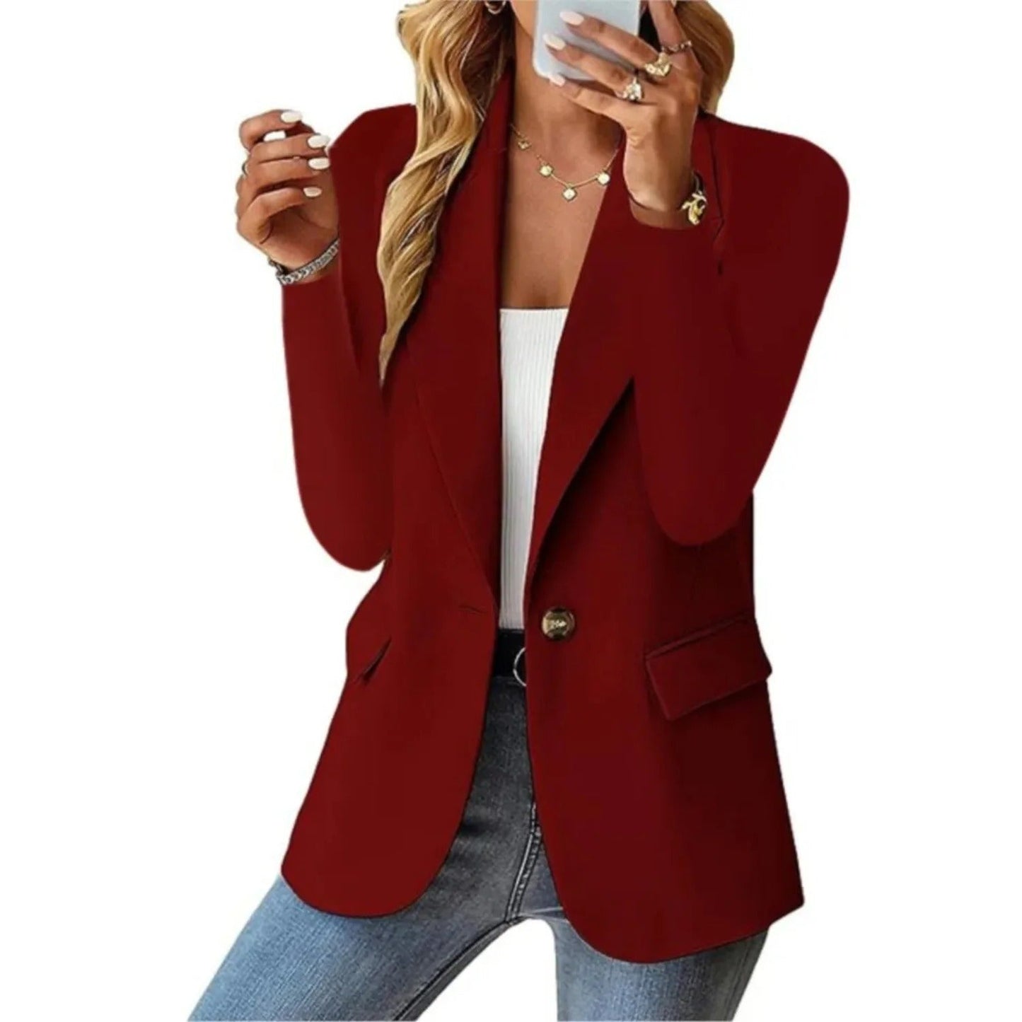 Trisha | Elegante blazer a maniche lunghe