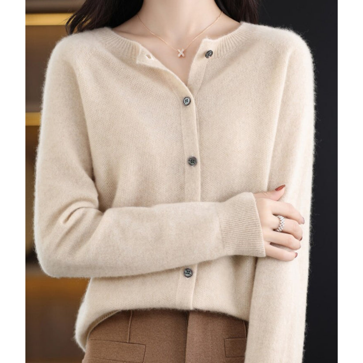 Truien dames | Vest | O-hals & knoopsluiting voor tijdloze warmte
