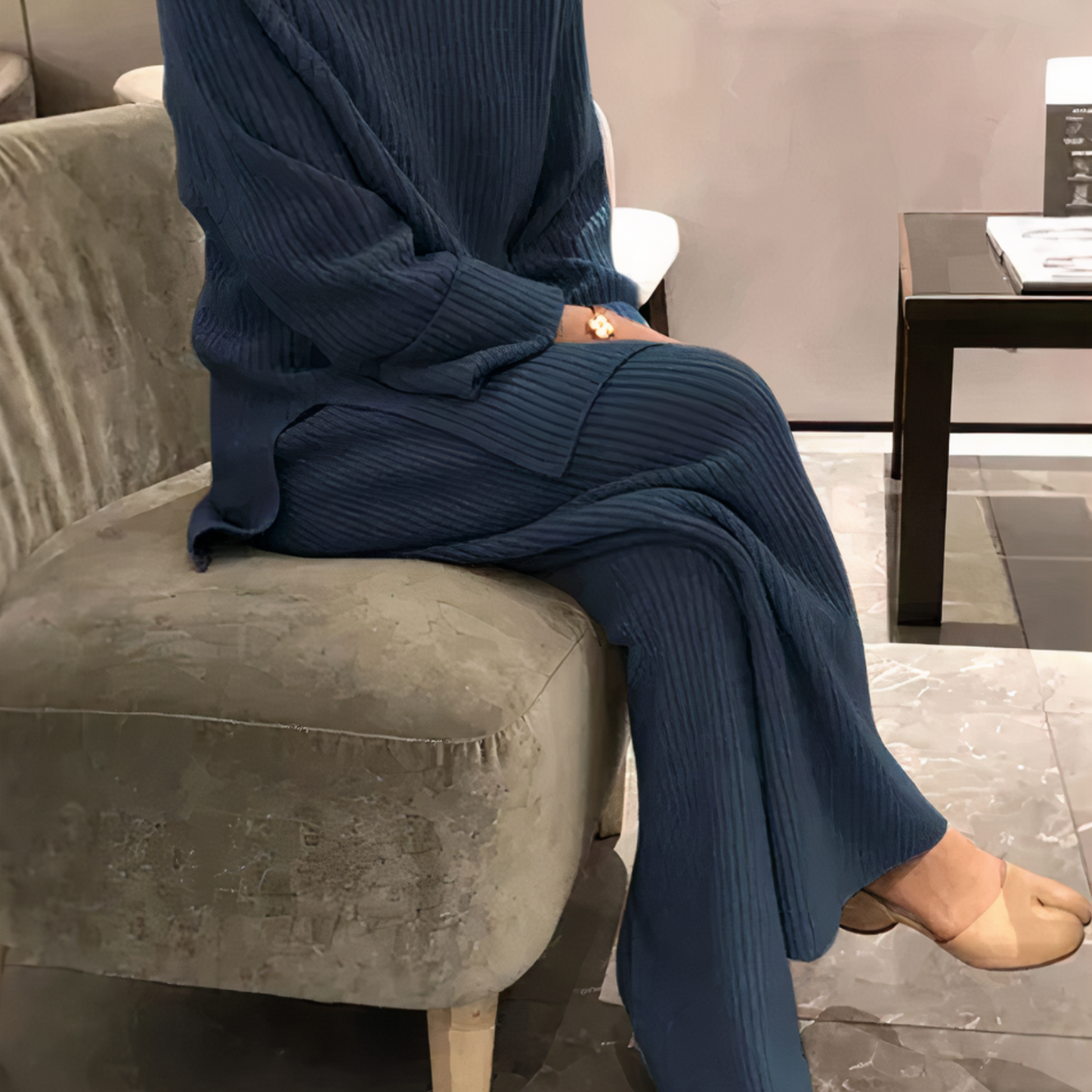 Melissa | maglione e pantaloni in maglia