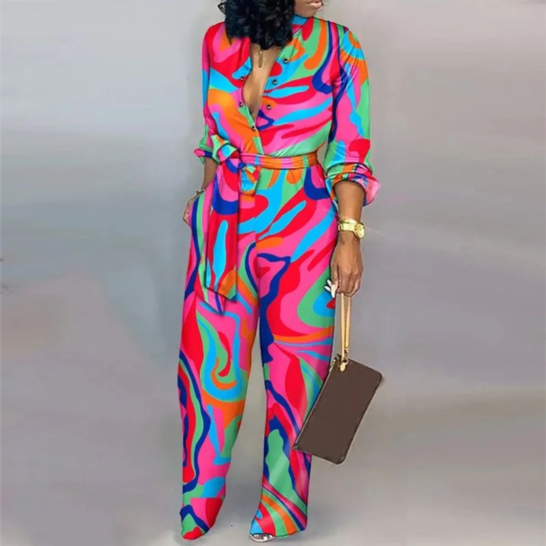 Jumpsuit Trendy Vintagejurk voor Vrouw