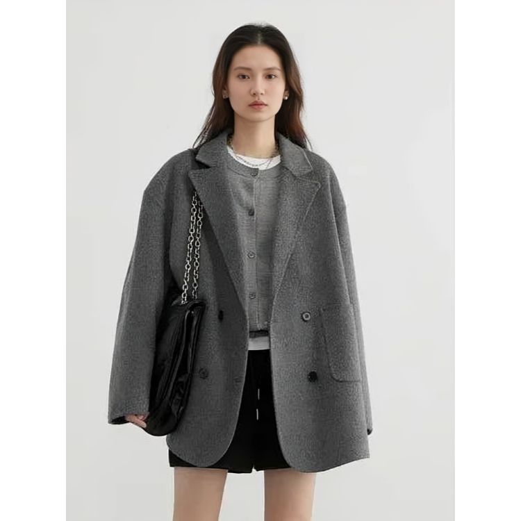 Damesjas Wollen Luxe Aurora Warm
