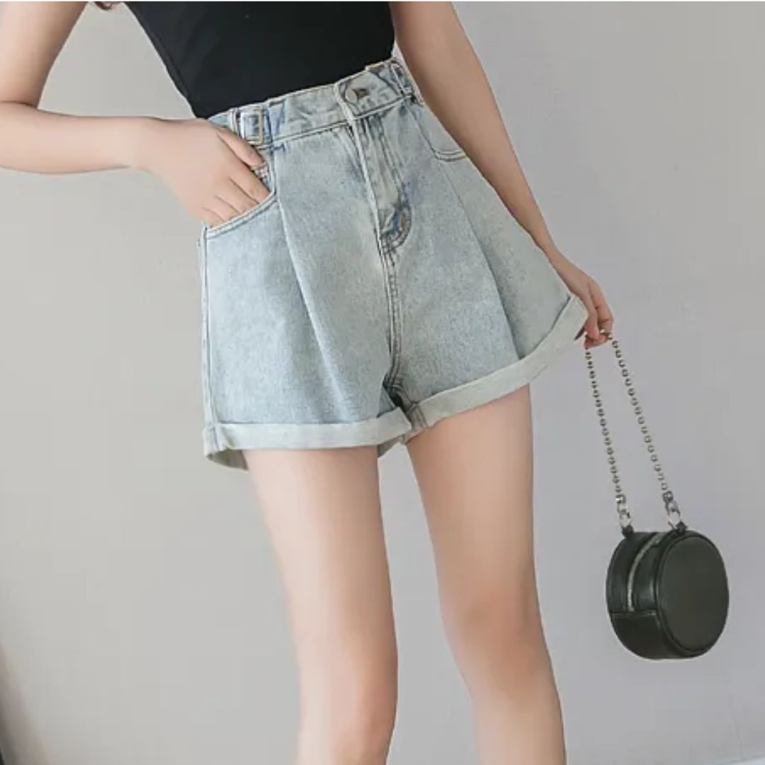 Jeans Short Blaire Casual Korte Broek Mode