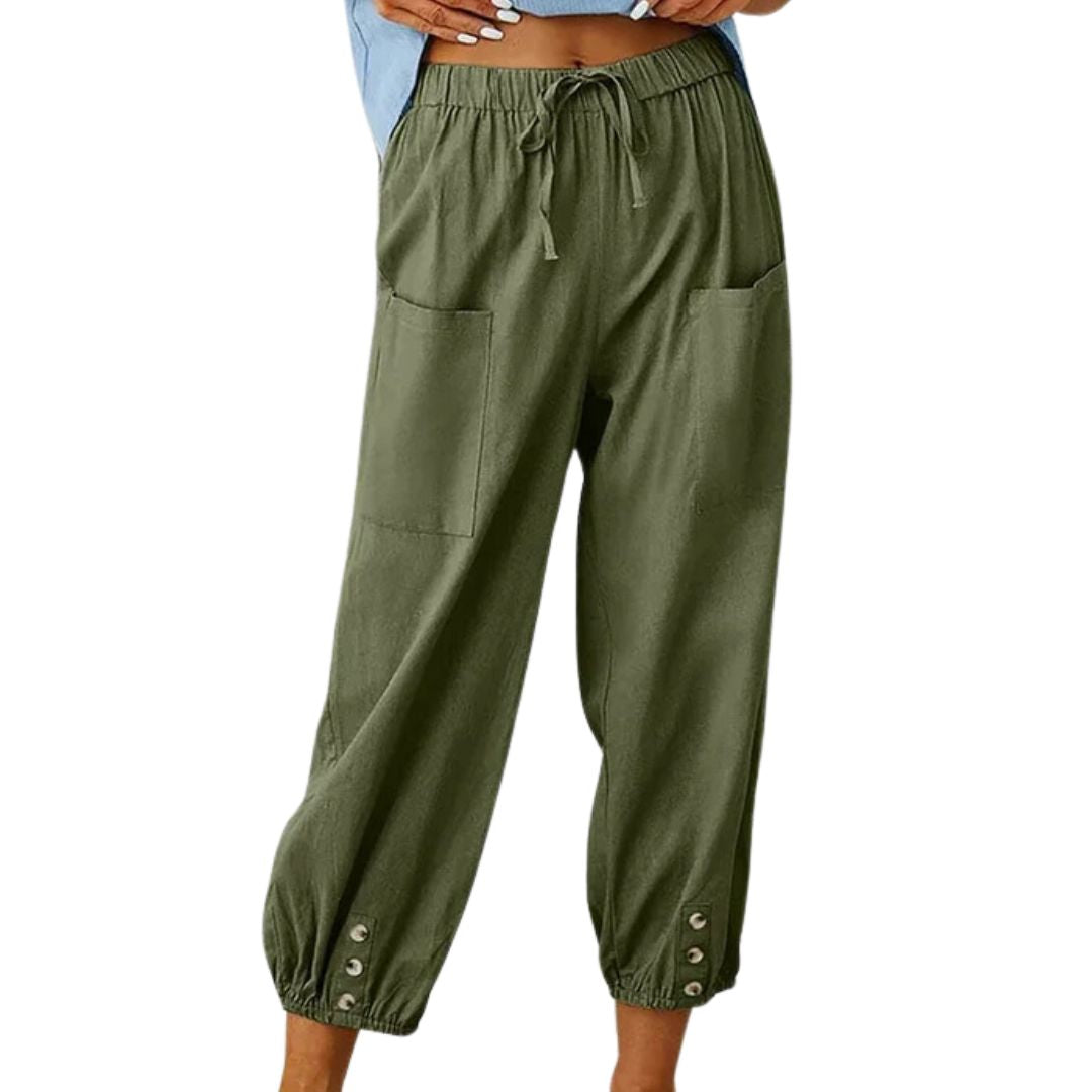 Dames Broek Stijlvol Ademend Comfortabele Zomerkleding