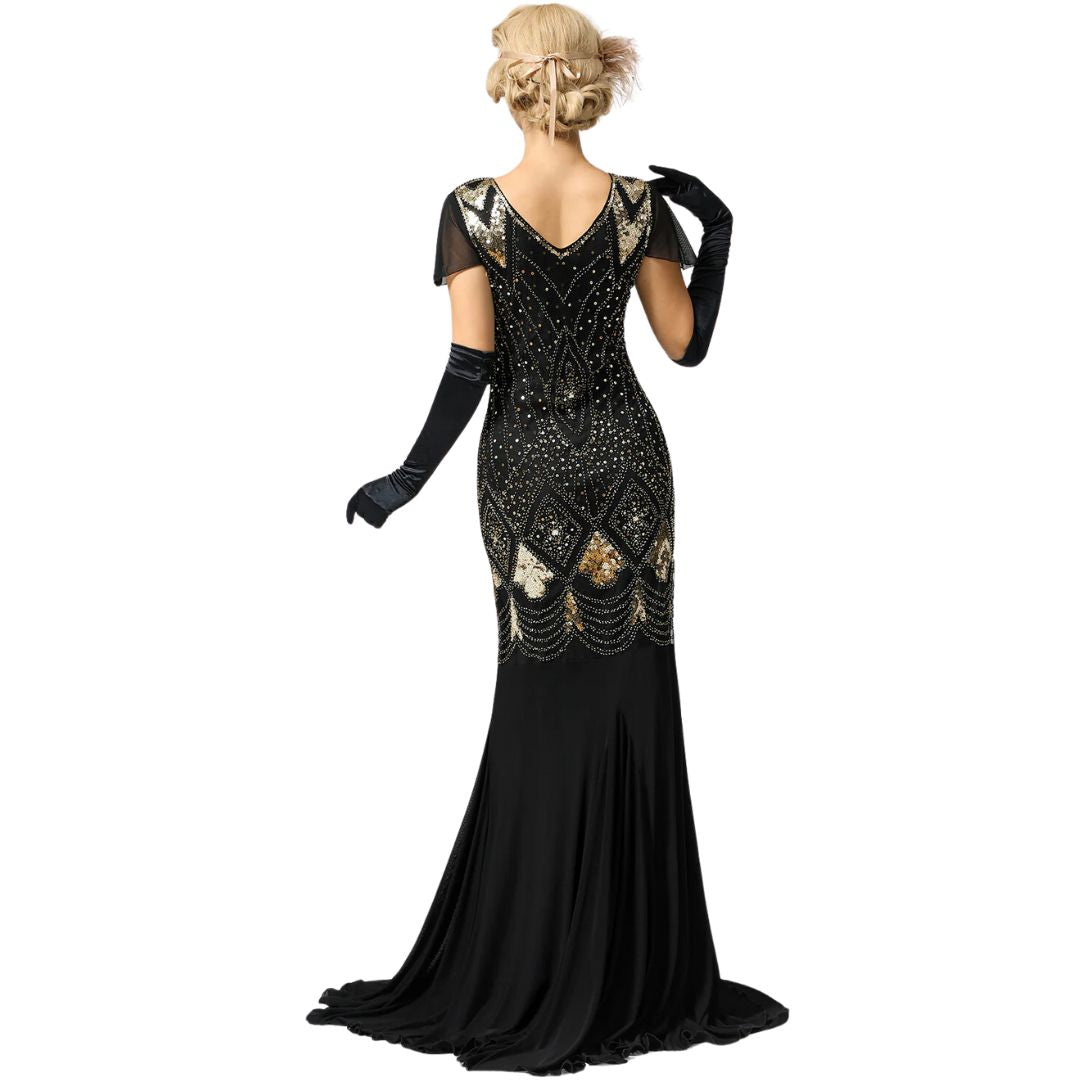 Retro Jurk 20s Stijl Glamoureus Dameskleding
