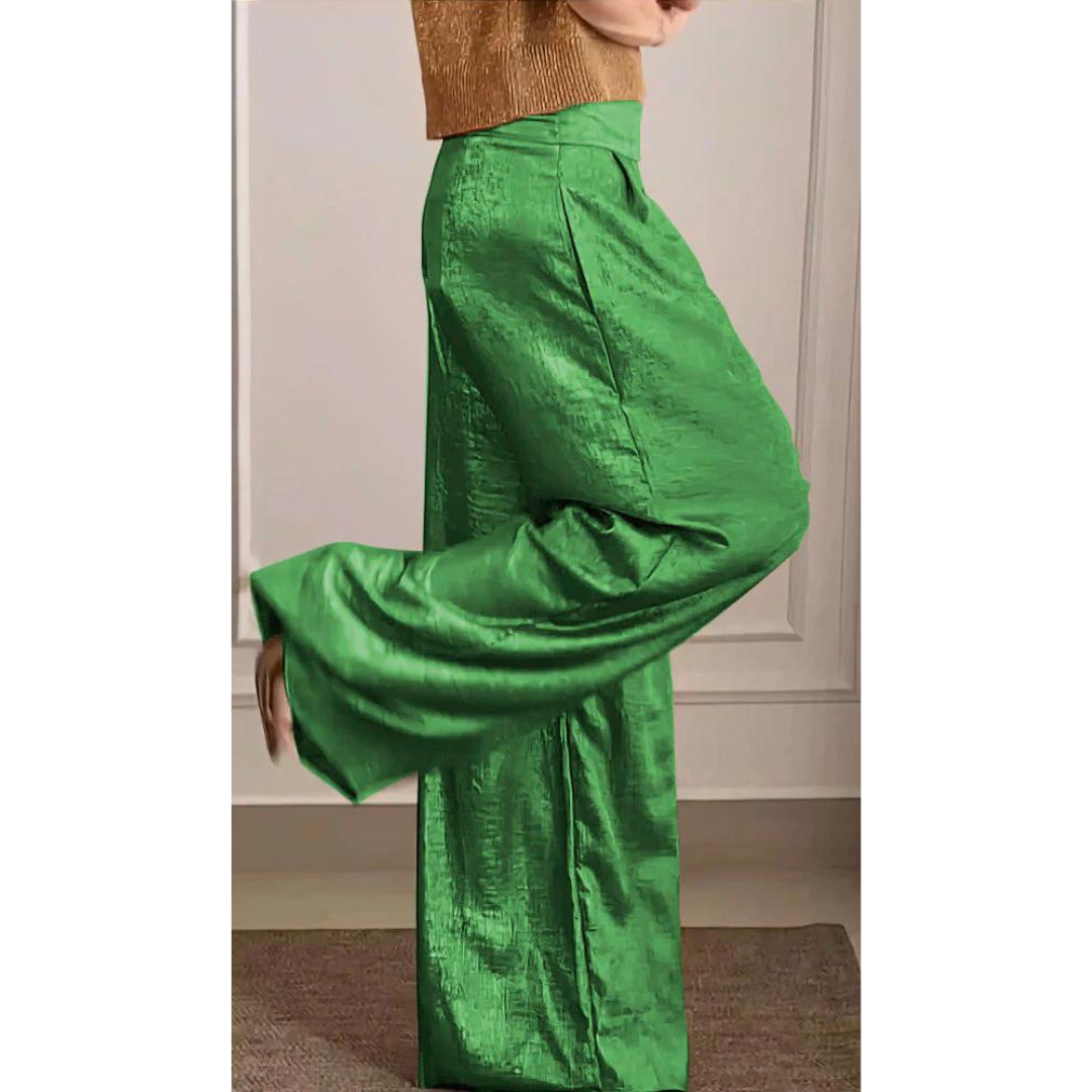 Dames Set Top en Broek Elegante Hoge Taille Collectie