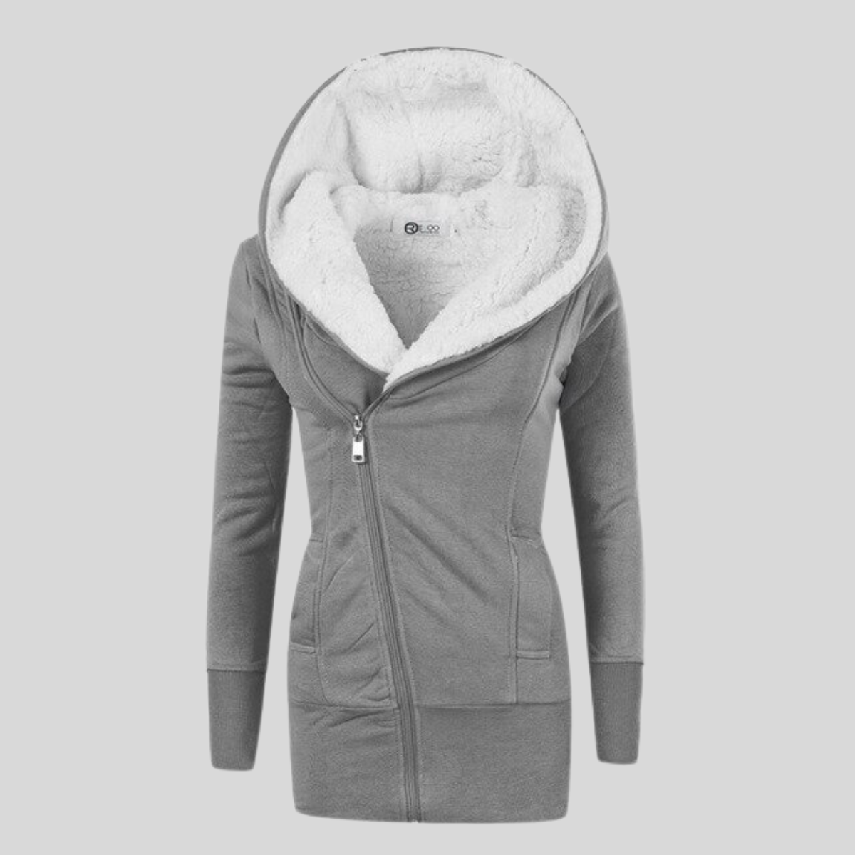 Rood Halflang Vest voor Vrouw