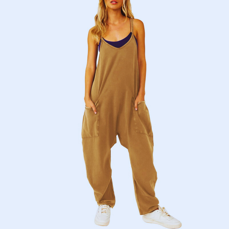 Vrouwelijke Jumpsuit Baggy Zomerjurk Relaxt
