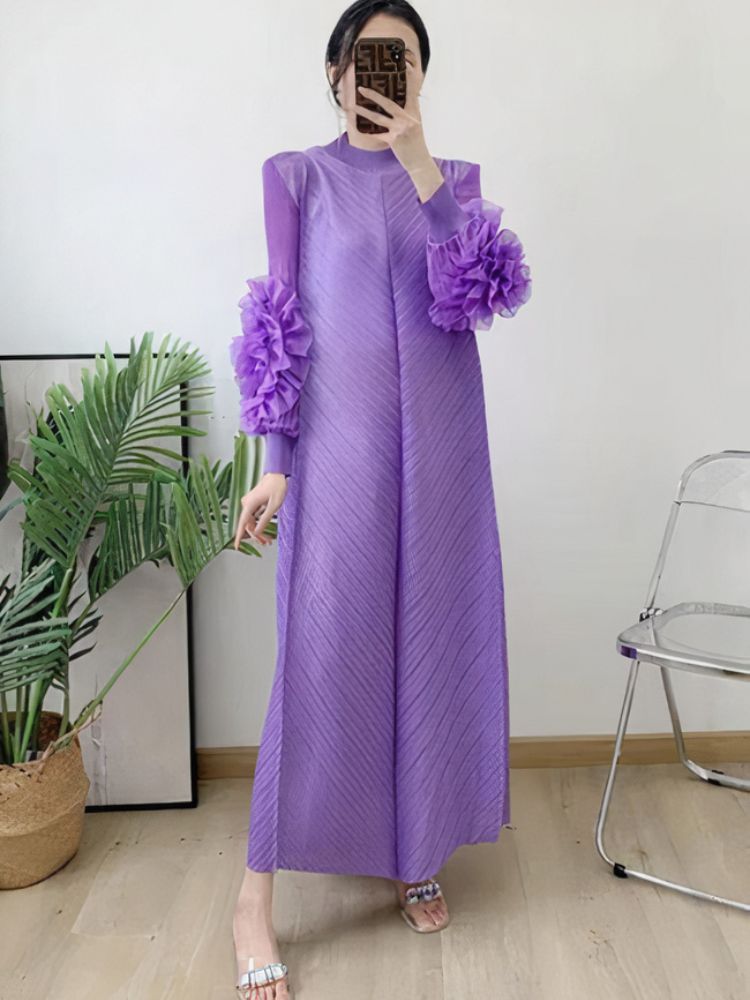 Maxi-Jurk Elegante Wijdvallend voor Vrouw