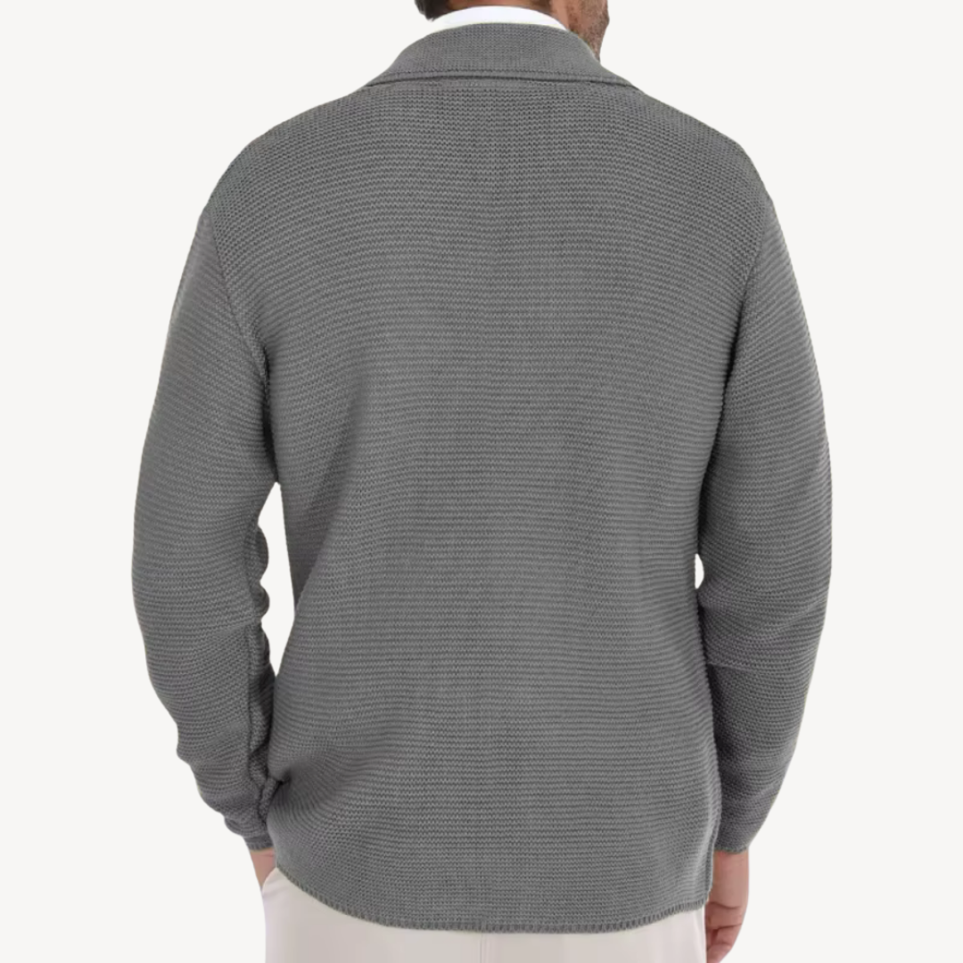 VogeLuxe | Elegante gebreide blazercardigan voor heren 5