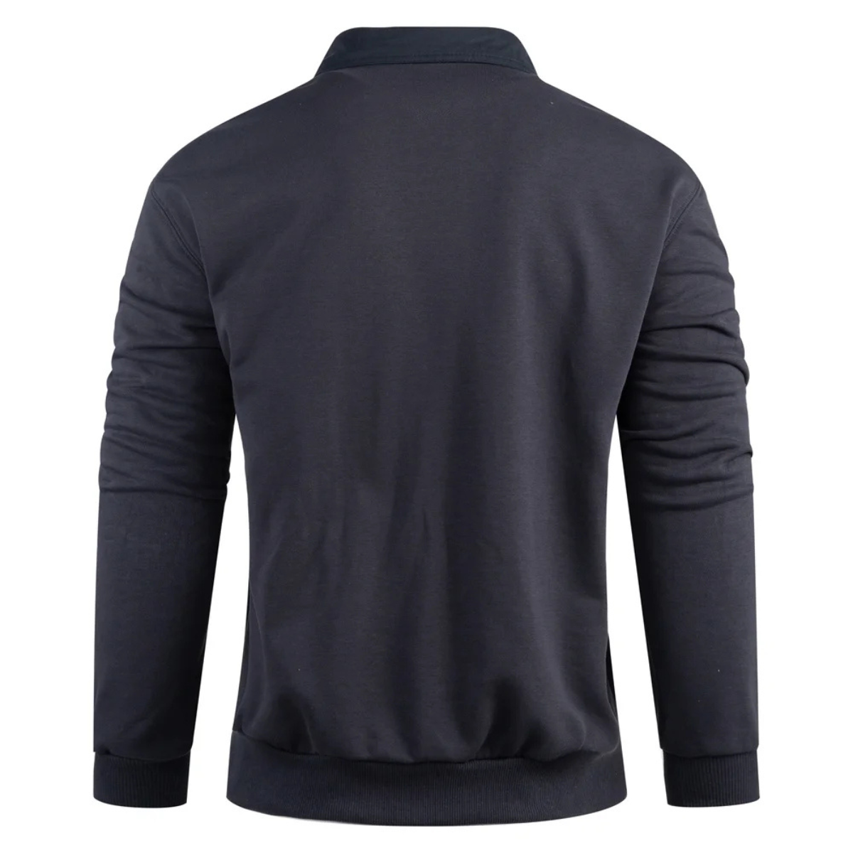 VogeLuxe | Heren Casual Rugby Polo Sweatshirt 6