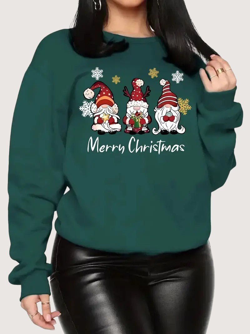 VogeLuxe | Heren Merry Christmas Gnome Sweatshirt 9