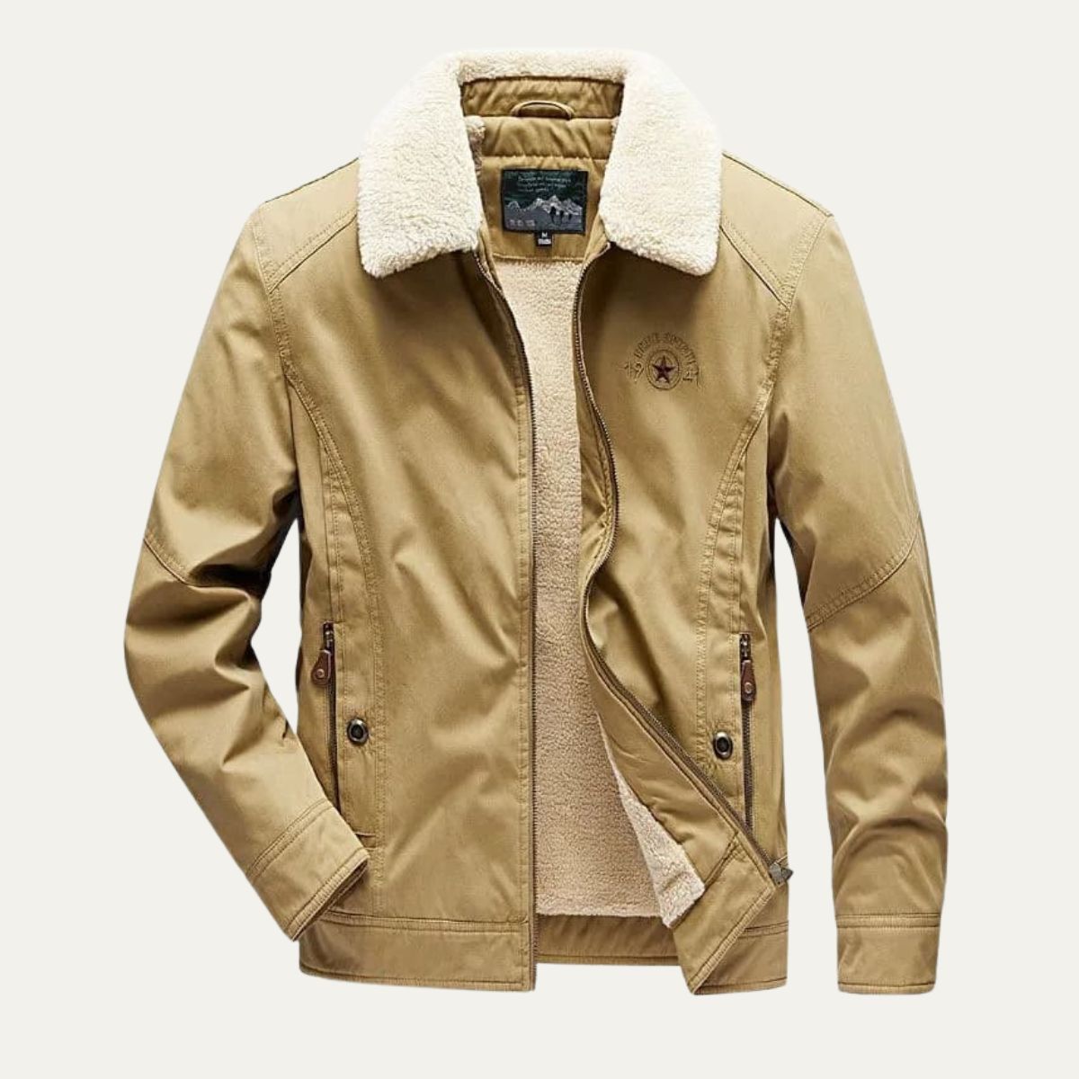 VogeLuxe | Heren Soft Shell Sherpa Voering Ritsjack 7