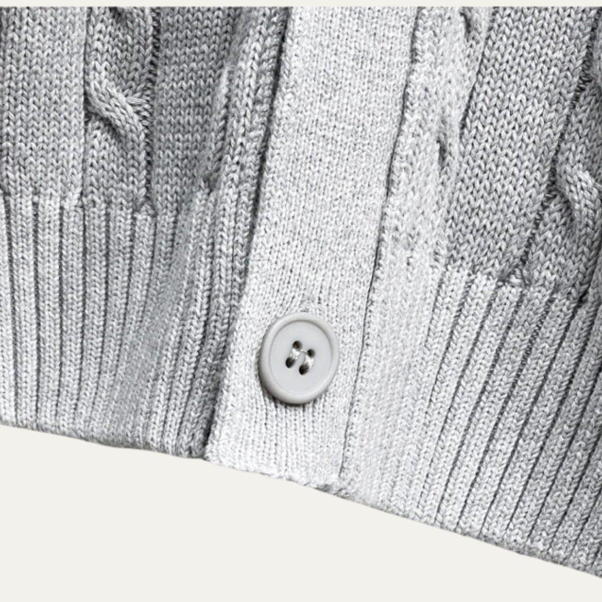 VogeLuxe | Klassiek kabelgebreid vest voor heren 5