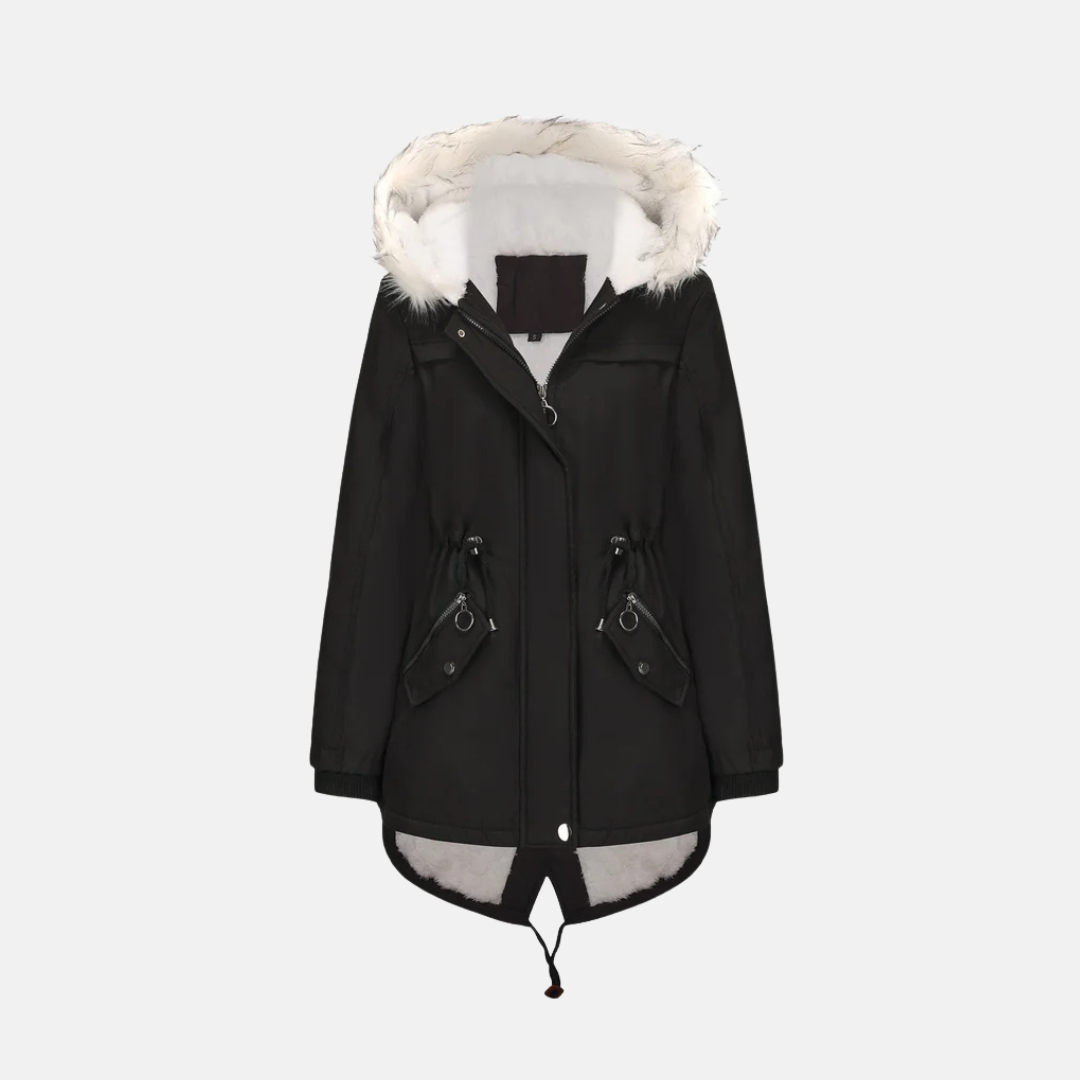 VogeLuxe | Warme, middellange parka voor dames 1