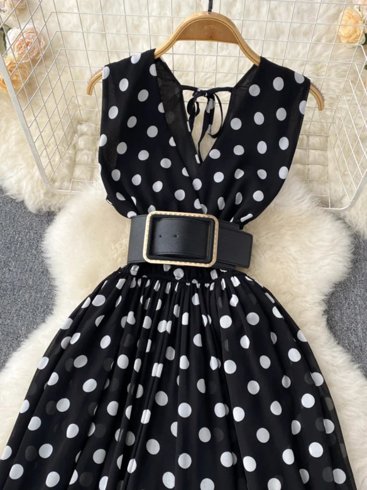 Luna zomer jumpsuit met strepen en stippen