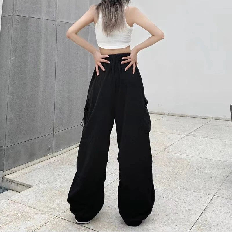 Casual Hoge Taille Cargo Broeken voor Vrouwen