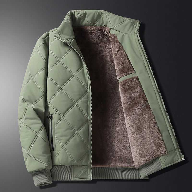 Winterjas Heren | Pufferjas Heren | Ruitmotief & Extra Warmte