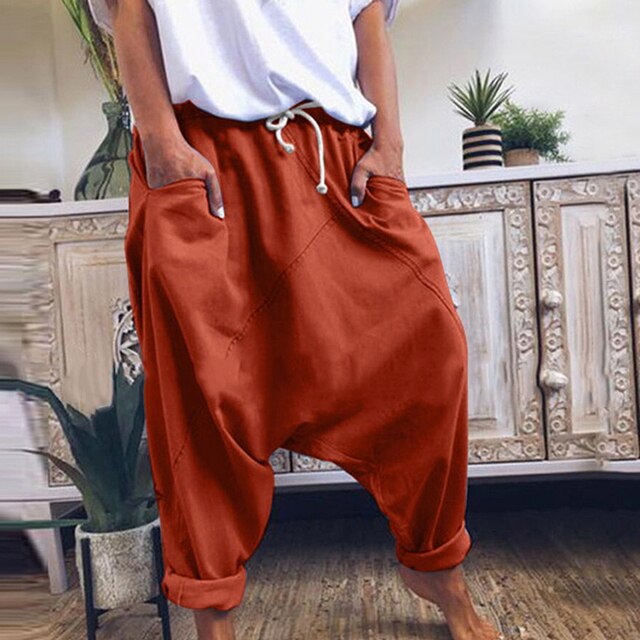 Heren Harem Broek Zomerse Boho Stijl