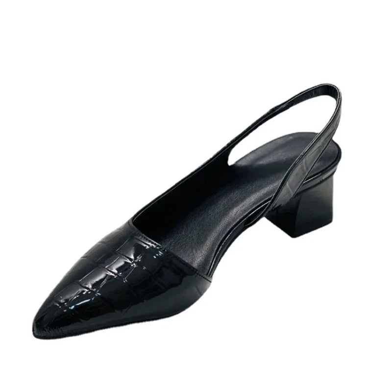 Orthopedische Pumps met Croco-Design Comfortabel en Elegant