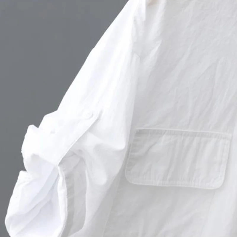 Geel Katoenen Poloshirt voor Dames - "ModaChic" 2024 Collectie