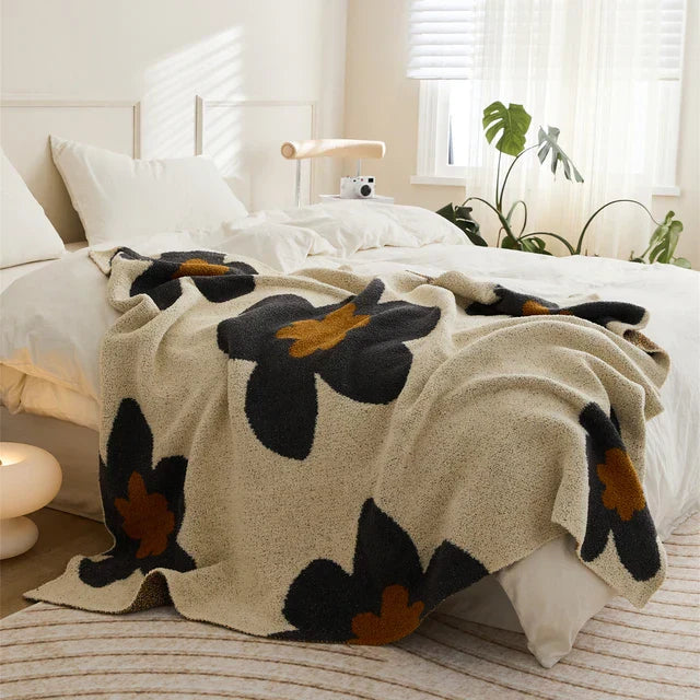 Zabella | Deken (Bloemen) | Luxe