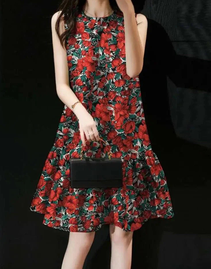 Zomerse Elegante Losse Jurk van ModeLuxe