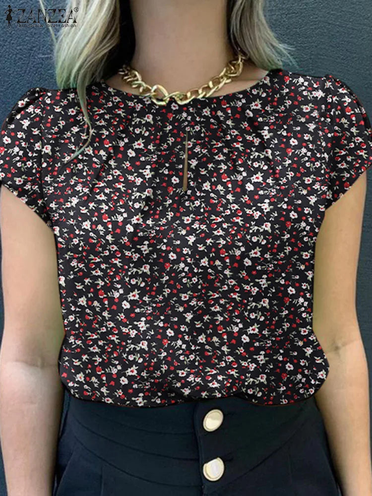 Zomer Boho Bloemenprint Tuniek