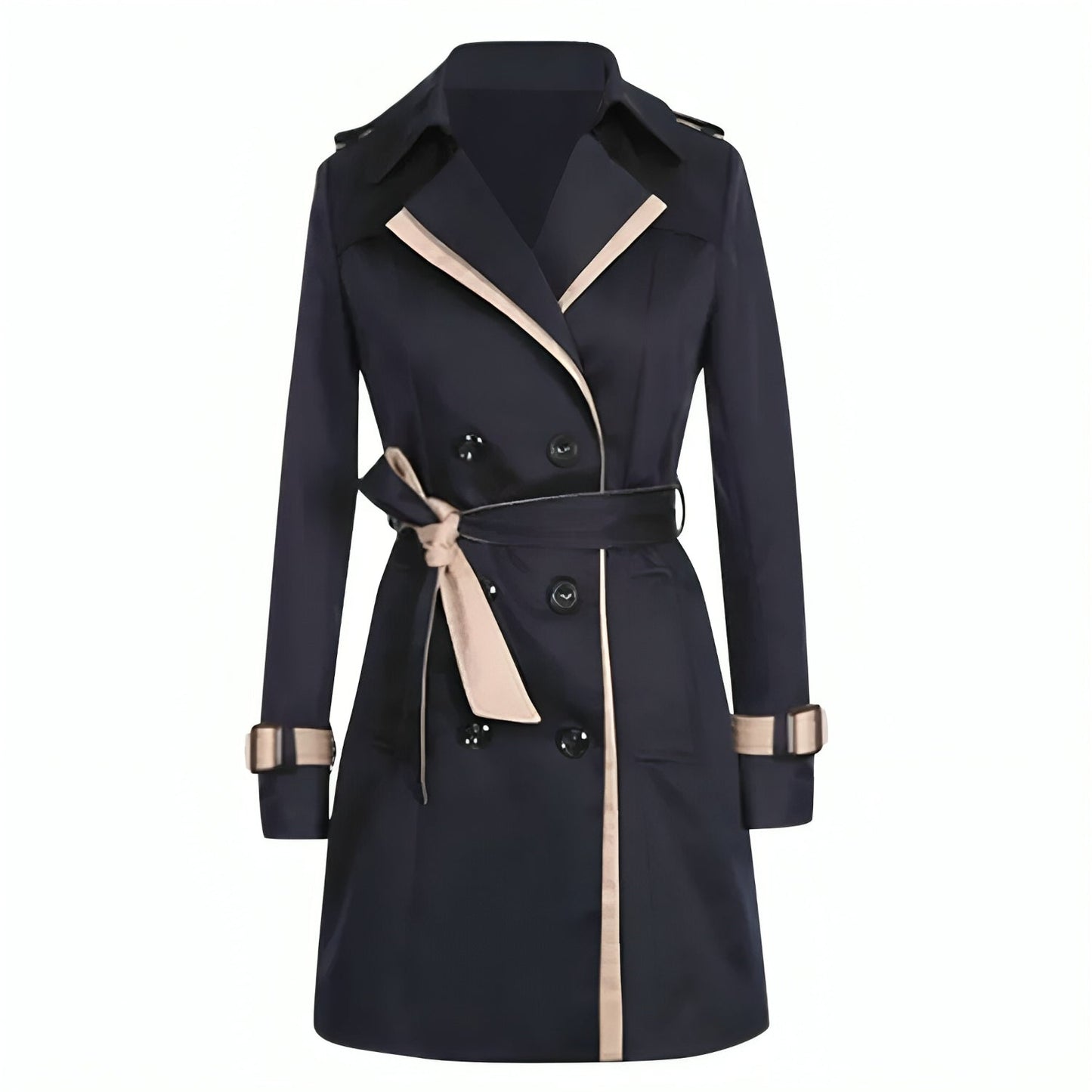 Lange Trenchcoat Dames Classic Waterdicht