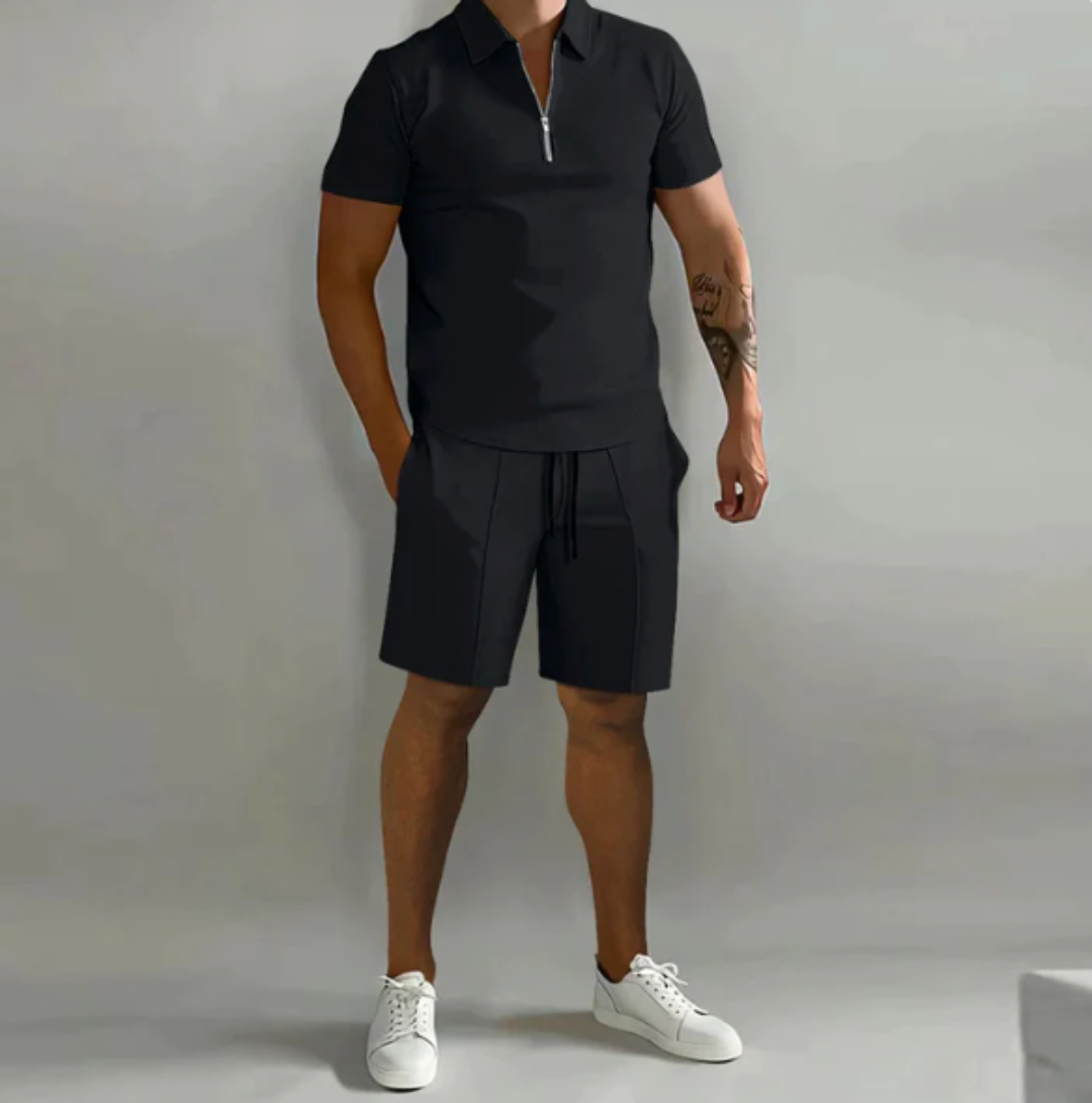 Heren Sportset Zomer Korte Broek en Shirt