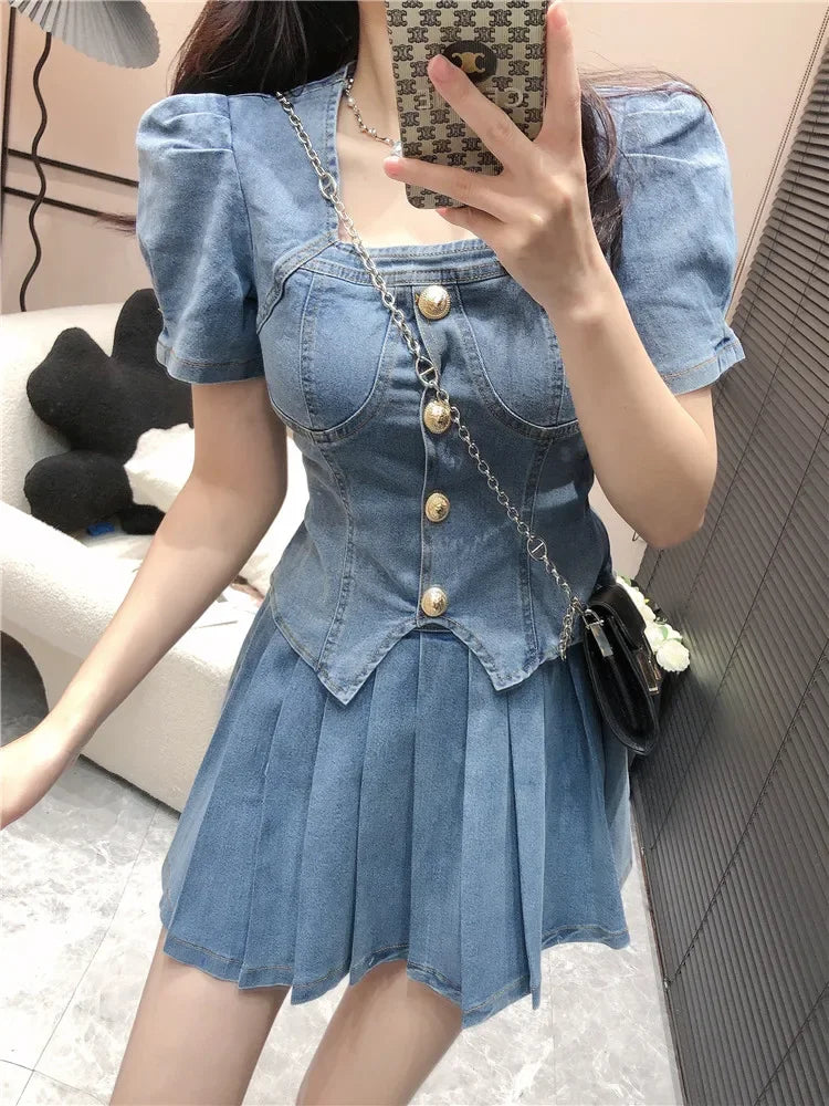 FlareFabulous Zomer Denim Set